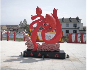 蕪湖不銹鋼景觀雕塑簡(jiǎn)述藝術(shù)品為何會(huì)上銹？